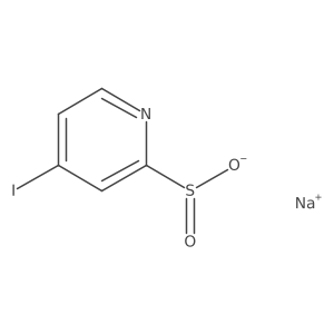 Sodium 4-iodopyridine-2-sulfinate结构式