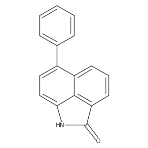 6-Phenylbenz[cd]indol-2(1H)-one结构式