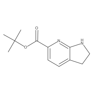 tert-butyl 1H,2H,3H-pyrrolo[2,3-b]pyridine-6-carboxylate Structure