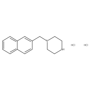 1-[(Naphthalen-2-yl)methyl]piperazine dihydrochloride结构式