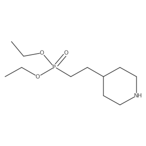 4-(2-Diethoxyphosphorylethyl)piperidine结构式