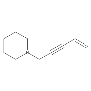 4-(1-Piperidinyl)-2-butynal Structure