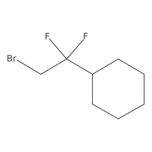 (2-Bromo-1,1-difluoroethyl)cyclohexane结构式