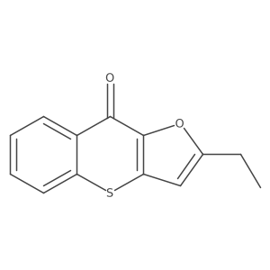 2-Ethyl-9H-thiochromeno[3,2-b]furan-9-one结构式