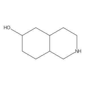 (4aR,6S,8aS)-rel-Decahydroisoquinolin-6-ol结构式