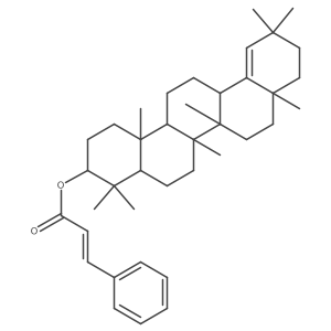 [(3S,4aR,6aS,6aR,6bR,8aR,14aR,14bR)-4,4,6a,6b,8a,11,11,14b-octamethyl-1,2,3,4a,5,6,6a,7,8,9,10,13,14,14a-tetradecahydropicen-3-yl] 3-phenylprop-2-enoate结构式
