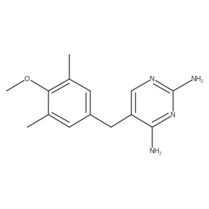 2,4-NH2Pyrimidin,5(35-ME-4-meo)benzyl结构式