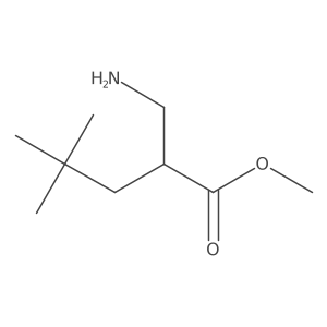 Methyl 2-(aminomethyl)-4,4-dimethylpentanoate Structure