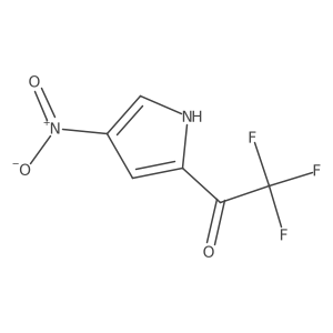 2,2,2-Trifluoro-1-(4-nitro-1H-pyrrol-2-YL)-ethanone结构式