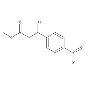 methyl (3R)-3-amino-3-(4-nitrophenyl)propanoate Structure