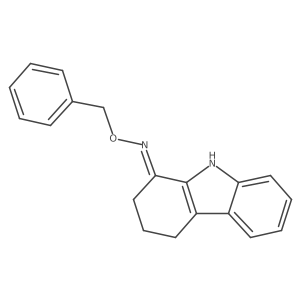 2,3,4,9-tetrahydro-1H-carbazol-1-one O-benzyloxime结构式
