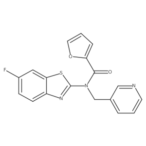 N-(6-fluorobenzo[d]thiazol-2-yl)-N-(pyridin-3-ylmethyl)furan-2-carboxamide Structure