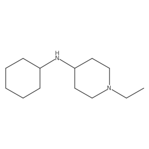 N-cyclohexyl-1-ethylpiperidin-4-amine Structure