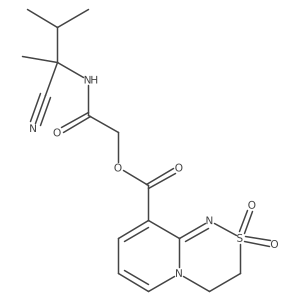 [(1-cyano-1,2-dimethylpropyl)carbamoyl]methyl 2,2-dioxo-3H,4H-2lambda6-pyrido[2,1-c][1,2,4]thiadiazine-9-carboxylate Structure