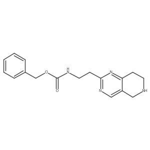 Benzyl (2-(5,6,7,8-tetrahydropyrido[4,3-d]pyrimidin-2-yl)ethyl)carbamate Structure