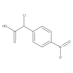 2-Chloro-2-(4-nitrophenyl)acetic acid结构式