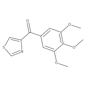 4-Thiazolyl(3,4,5-trimethoxyphenyl)methanone Structure