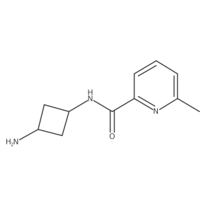 N-(3-aminocyclobutyl)-6-methylpyridine-2-carboxamide Structure