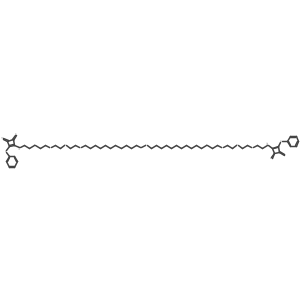 3-[2-[2-[2-[2-[11-[11-[2-[2-[2-[2-[(3,4-Dioxo-2-phenoxycyclobuten-1-yl)amino]ethoxy]ethoxy]ethoxy]ethoxy]undecyldisulfanyl]undecoxy]ethoxy]ethoxy]ethoxy]ethylamino]-4-phenoxycyclobut-3-ene-1,2-dione结构式
