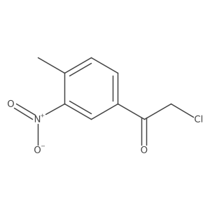 2-Chloro-1-(4-methyl-3-nitrophenyl)ethan-1-one Structure