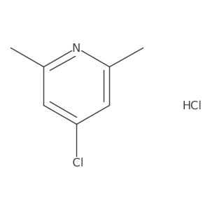 4-Chloro-2,6-dimethylpyridine hydrochloride Structure