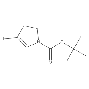 tert-butyl 4-iodo-2,3-dihydro-1H-pyrrole-1-carboxylate Structure