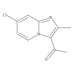 1-(7-Chloro-2-methylimidazo[1,2-a]pyridin-3-yl)ethanone Structure