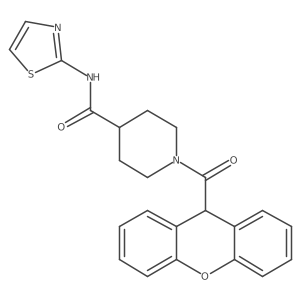 N-(thiazol-2-yl)-1-(9H-xanthene-9-carbonyl)piperidine-4-carboxamide Structure