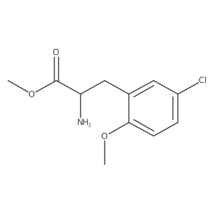 Methyl (R)-2-amino-3-(5-chloro-2-methoxyphenyl)propanoate Structure