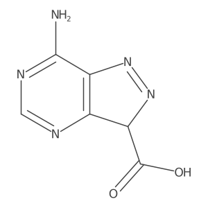 7-Amino-3H-pyrazolo[4,3-D]pyrimidine-3-carboxylic acid Structure