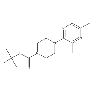 Tert-butyl 4-(3,5-dimethylpyrazin-2-yl)piperazine-1-carboxylate Structure
