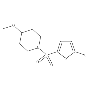 1-((5-Chlorothiophen-2-yl)sulfonyl)-4-methoxypiperidine Structure