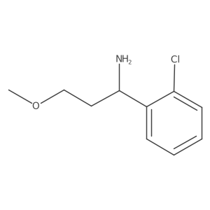 1-(2-Chlorophenyl)-3-methoxypropan-1-amine结构式