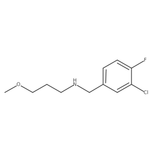 [(3-Chloro-4-fluorophenyl)methyl](3-methoxypropyl)amine结构式