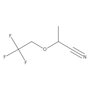 2-(2,2,2-Trifluoroethoxy)propanenitrile结构式