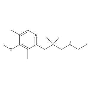 2-Pyridinepropanamine, N-ethyl-4-methoxy-I(2),I(2),3,5-tetramethyl-结构式