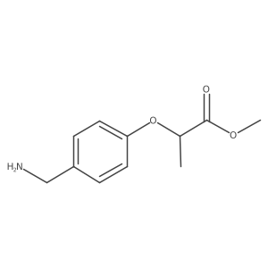 Methyl 2-(4-(aminomethyl)phenoxy)propanoate Structure