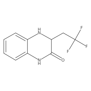 3-(2,2,2-Trifluoroethyl)-1,2,3,4-tetrahydroquinoxalin-2-one Structure