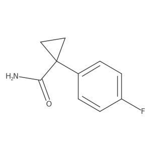 1-(4-Fluorophenyl)cyclopropanecarboxamide结构式
