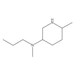 N,6-dimethyl-N-propylpiperidin-3-amine结构式