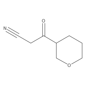 3-(Oxan-3-yl)-3-oxopropanenitrile结构式
