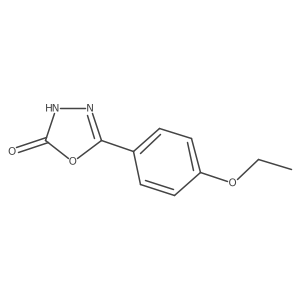 5-(4-Ethoxyphenyl)-2,3-dihydro-1,3,4-oxadiazol-2-one Structure