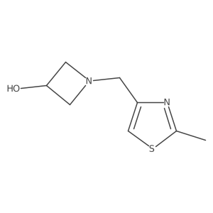 1-((2-Methylthiazol-4-yl)methyl)azetidin-3-ol Structure