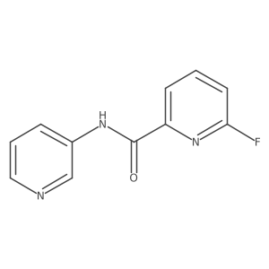 6-Fluoro-N-3-pyridinyl-2-pyridinecarboxamide结构式