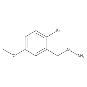 O-(2-Bromo-5-methoxybenzyl)hydroxylamine结构式