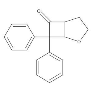 7,7-Diphenyl-2-oxabicyclo[3.2.0]heptan-6-one结构式