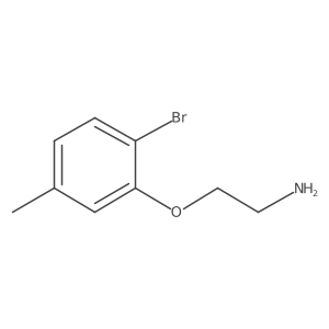 2-(2-Bromo-5-methylphenoxy)ethan-1-amine Structure