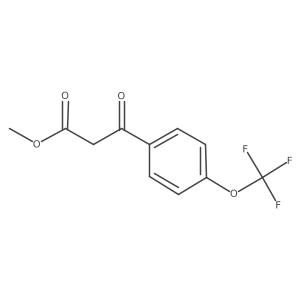 Methyl 3-Oxo-3-[4-(trifluoromethoxy)phenyl]propionate Structure