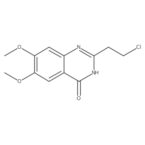2-(2-Chloroethyl)-6,7-dimethoxyquinazolin-4-ol结构式
