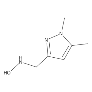 N-[(1,5-dimethyl-1H-pyrazol-3-yl)methyl]hydroxylamine Structure